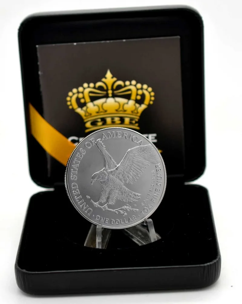 1 OZ Silber USA Eagle 2026 Gold Black Empire Edition