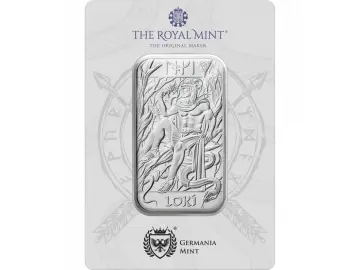 1 OZ Silberbarren The Royal Mint Loki Norse Gods