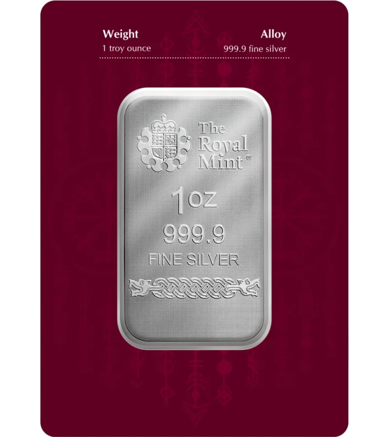 1 OZ Silberbarren The Royal Mint Loki Norse Gods