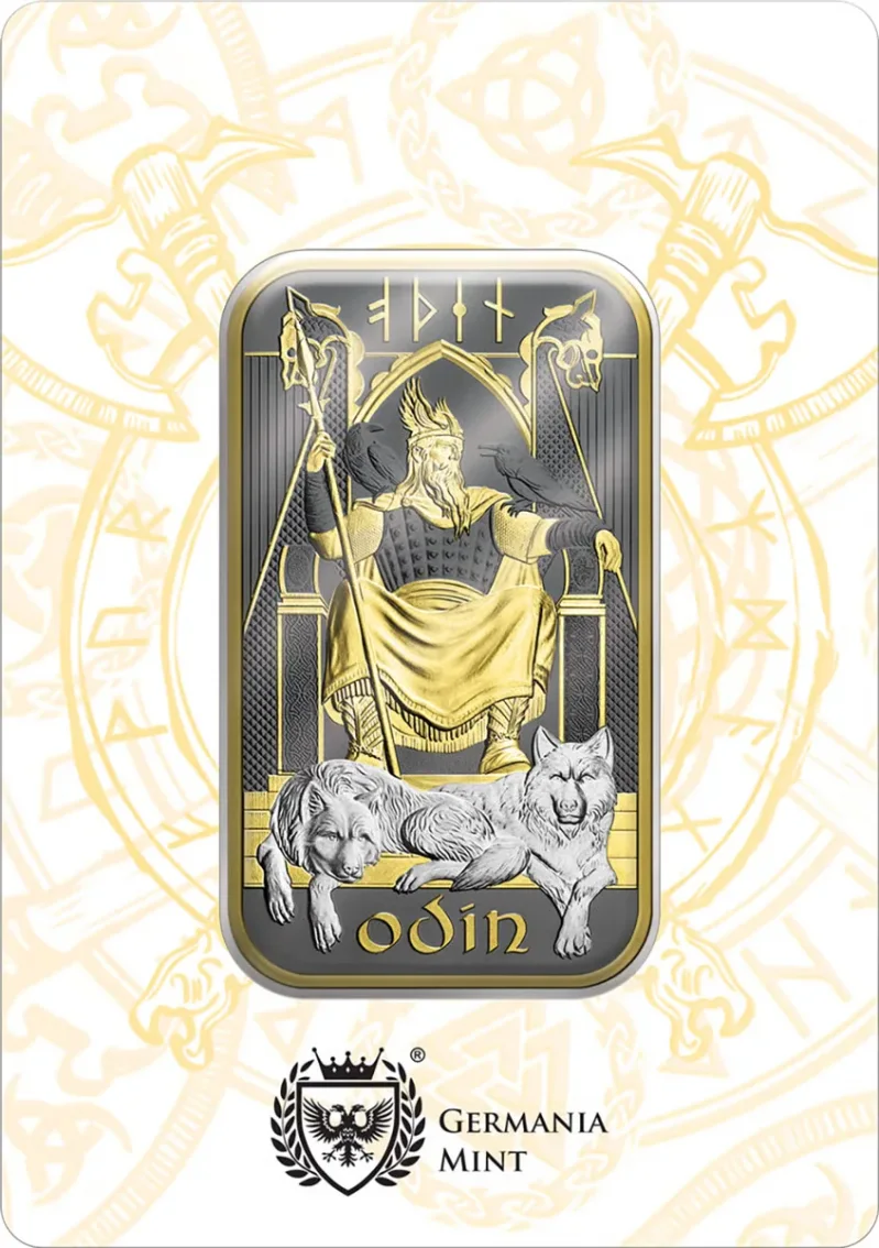 1 OZ Silberbarren The Royal Mint Odin Norse Gods Spezial Edition