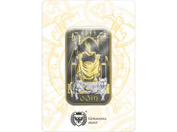 1 OZ Silberbarren The Royal Mint Odin Norse Gods Spezial Edition