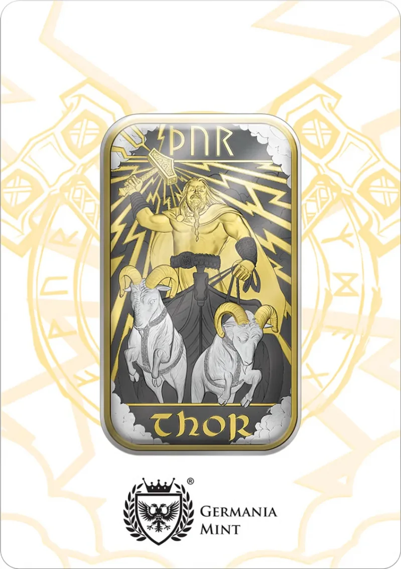 1 OZ Silberbarren The Royal Mint Thor Norse Gods Spezial Edition
