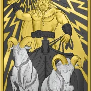 1 OZ Silberbarren The Royal Mint Thor Norse Gods Spezial Edition