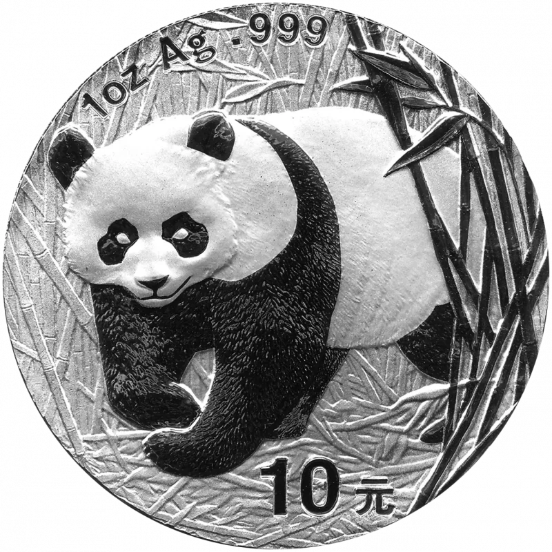 10 Yuan Silber China Panda 2001